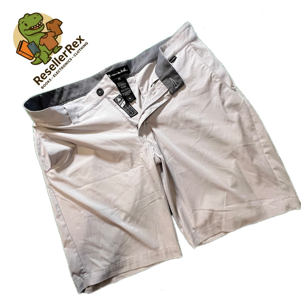 Travis Mathew Men's 35 Beige Stretch Performance‎ Golf Shorts Lightweight